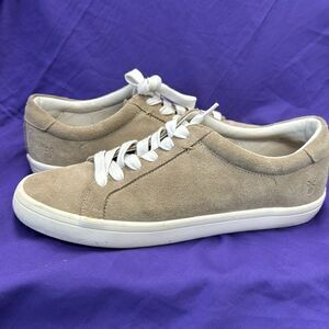 Frye Womens Shoes Frye Kerry Low Lace Suede Sneakers